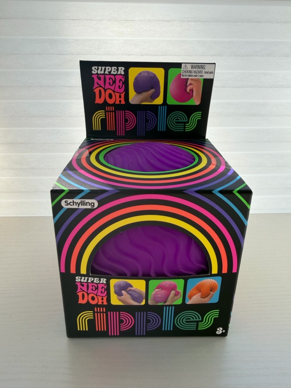 Super NeeDoh Ripples Stress Ball - Purple